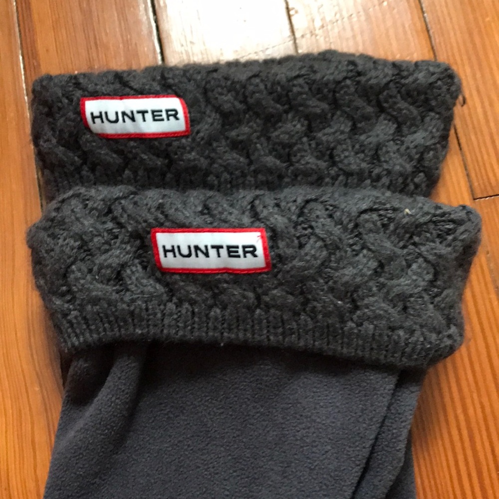 Hunter fleece welly tall boot sock